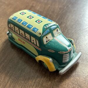 Kitahara Collection Tin Toy Museum Meiji Seika   M.R.B.C  Bus Vintage Green